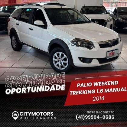 FIAT PALIO 1.6 TREKKING WEEKEND 16V FLEX 4P MANUAL FIAT PALIO 1.6 TREKKING WEEKEND 16V FLEX 4P MANUAL